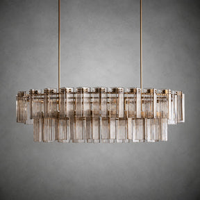 Delsie Oval Tiered Chandelier 63'' 72"W