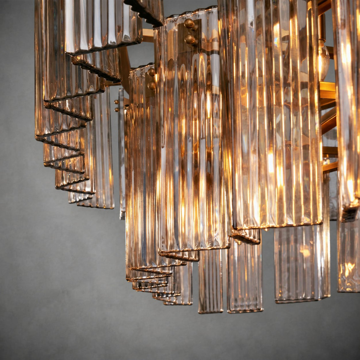 Delsie Oval Tiered Chandelier 63'' 72"W