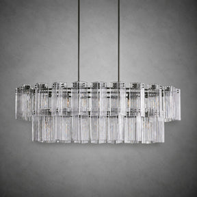 Delsie Oval Tiered Chandelier 63'' 72"W