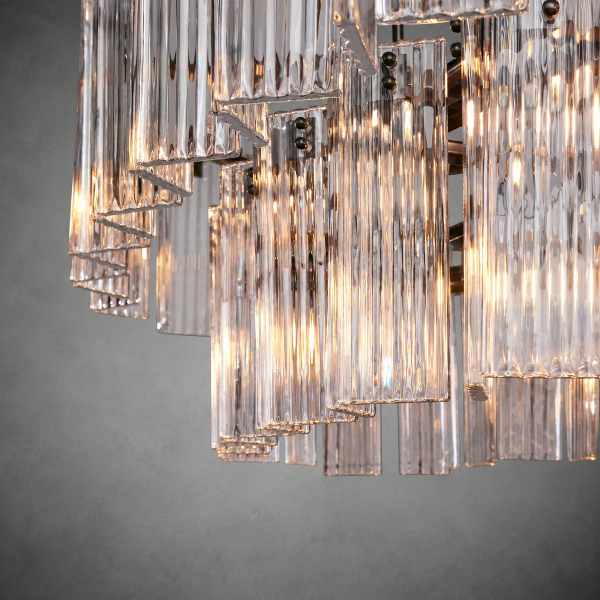 Delsie Oval Tiered Chandelier 63'' 72"W