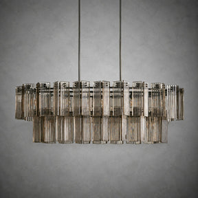 Delsie Oval Tiered Chandelier 63'' 72"W