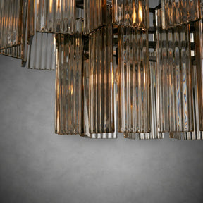 Delsie Oval Tiered Chandelier 63'' 72"W