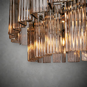 Delsie Oval Tiered Chandelier 63'' 72"W
