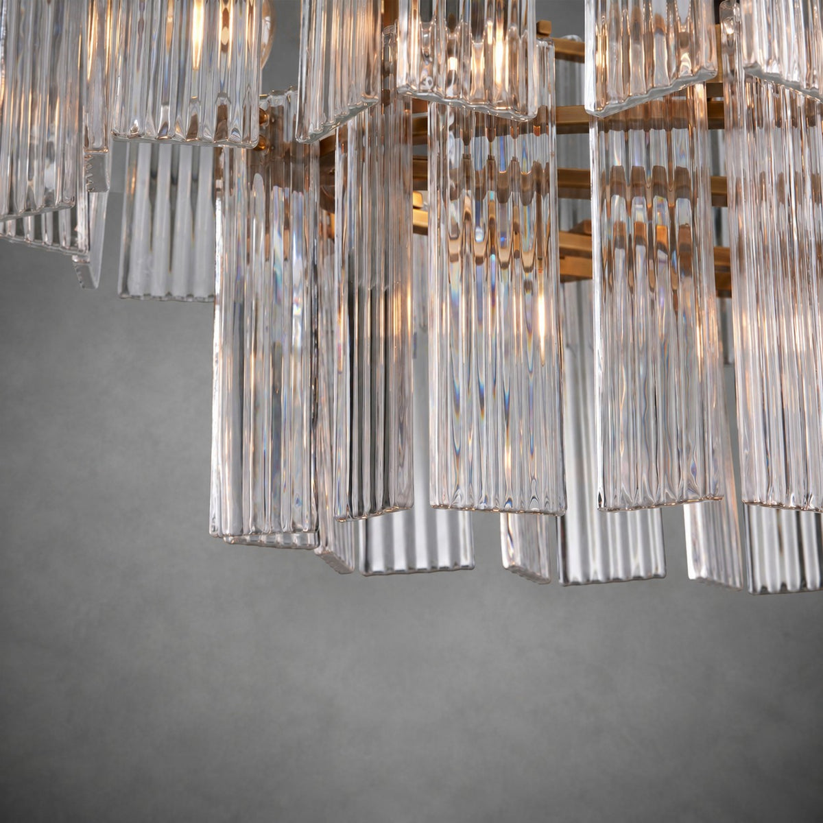 Delsie Oval Tiered Chandelier 63'' 72"W