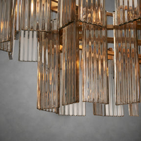 Delsie Oval Tiered Chandelier 63'' 72"W