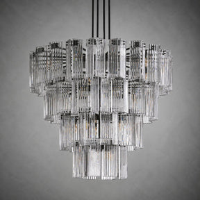 Delsie Round Art Glass Chandelier 38" 48" 60"D