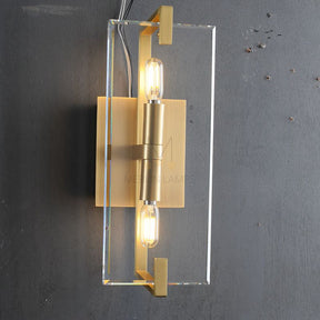 Dennis Modern Glass Indoor Decor Wall Sconce