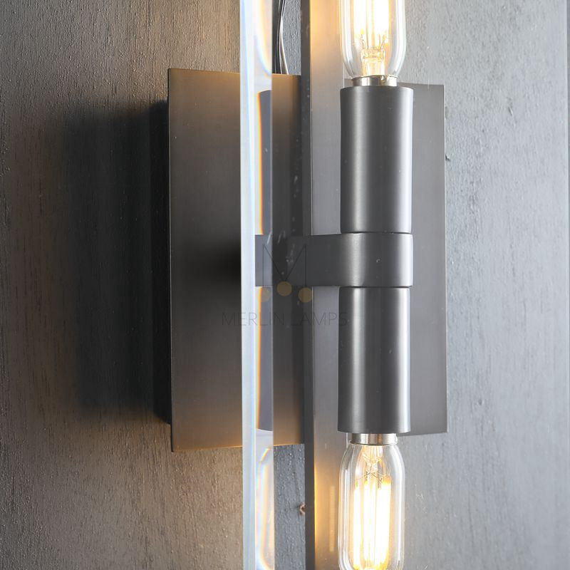Dennis Modern Glass Indoor Decor Wall Sconce