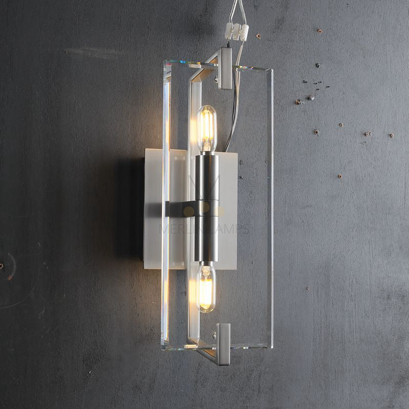 Dennis Modern Glass Indoor Decor Wall Sconce