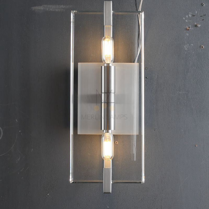 Dennis Modern Glass Indoor Decor Wall Sconce