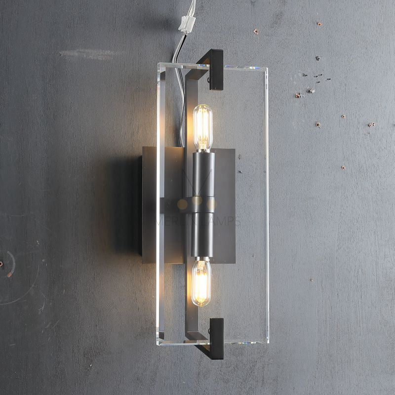 Dennis Modern Glass Indoor Decor Wall Sconce