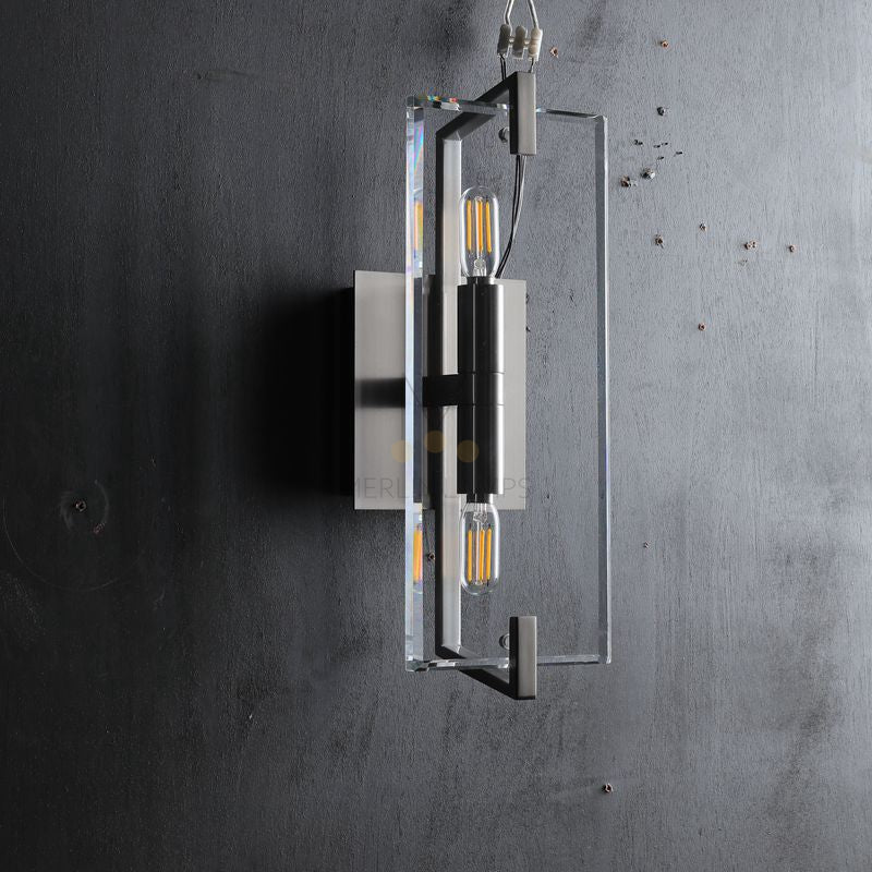 Dennis Modern Glass Indoor Decor Wall Sconce