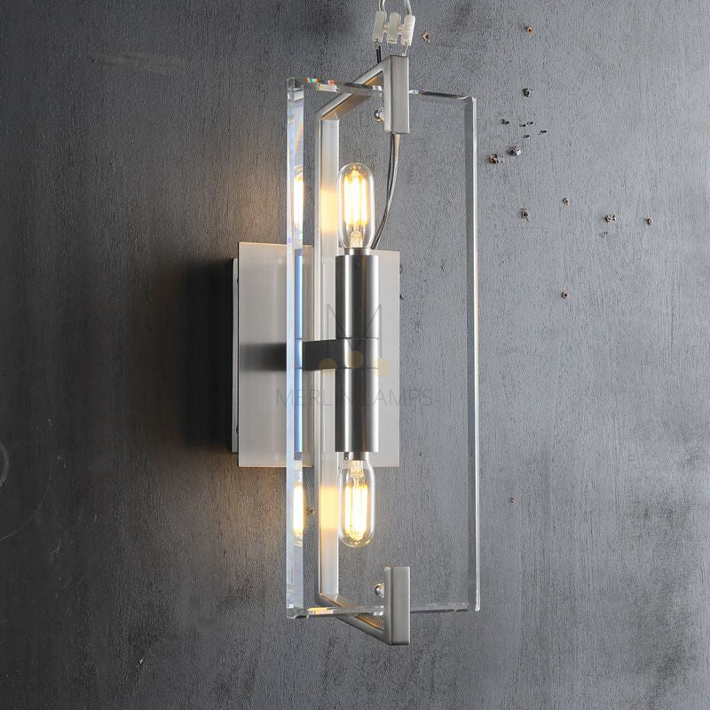 Dennis Modern Glass Indoor Decor Wall Sconce