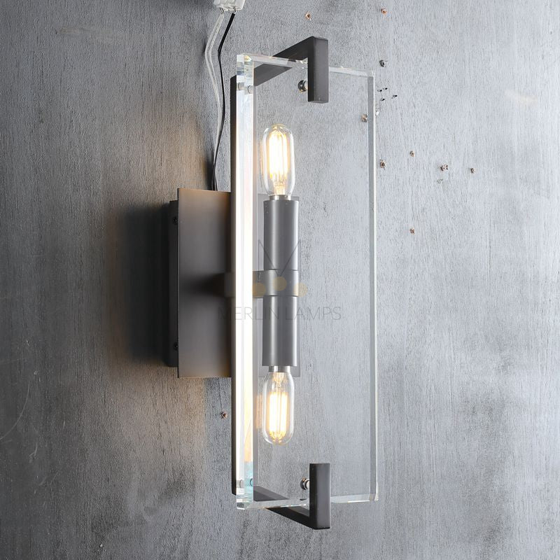 Dennis Modern Glass Indoor Decor Wall Sconce