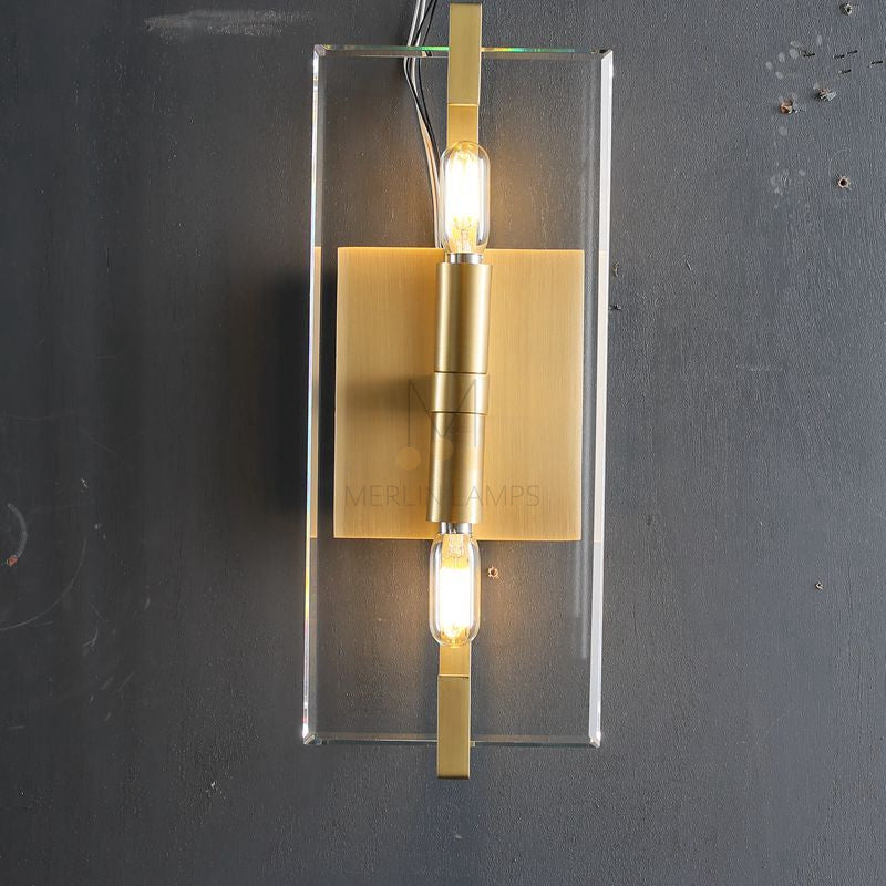 Dennis Modern Glass Indoor Decor Wall Sconce