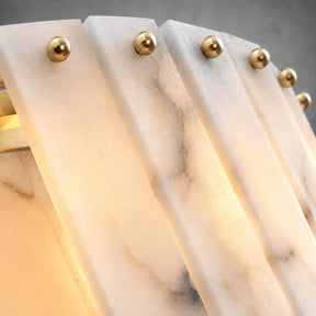 Solenne  Dining Room Chandelier  Spanish Alabaster Tiered Style