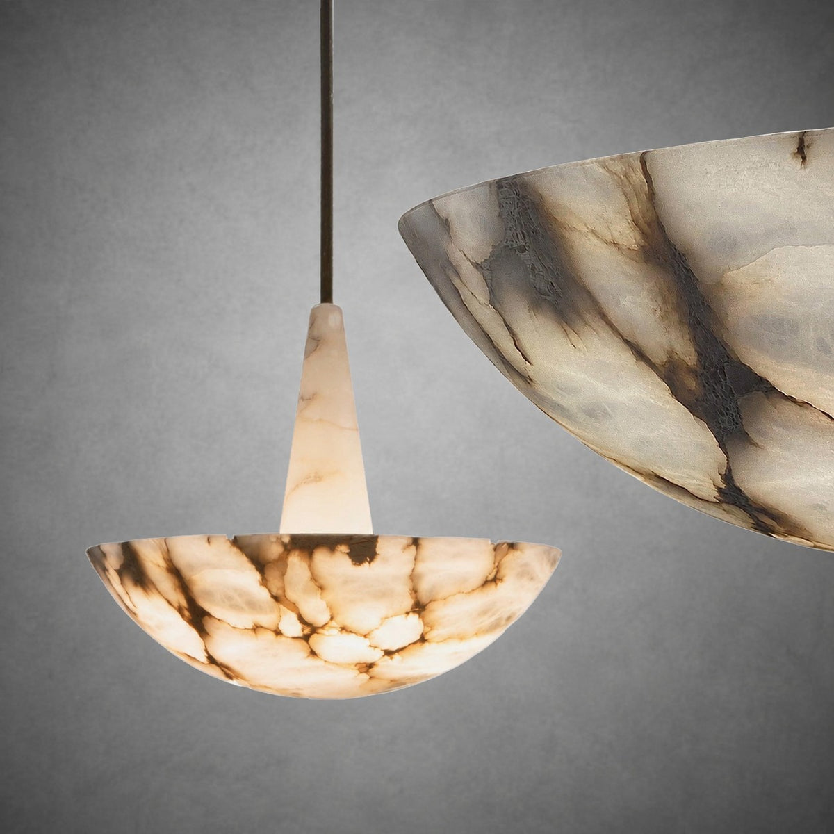 Domus Round Alabaster Chandelier