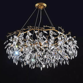 Doris Round Modern Branch Chandeliers - Diameter 67 cm x Height 40 cm / Warm Light