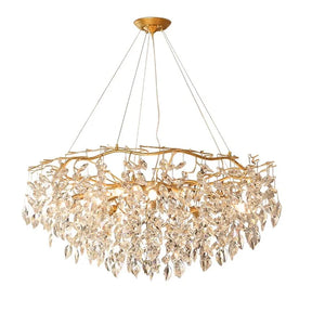 Doris Round Modern Branch Chandeliers - Diameter 67 cm x Height 40 cm / Warm Light