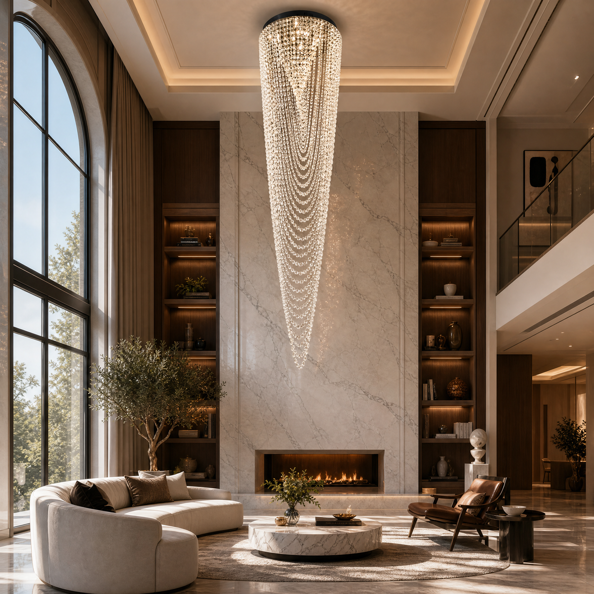 Dream Veil Modern Sculptural Pendant Light