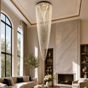 Dream Veil Modern Sculptural Pendant Light - scene