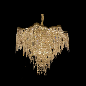 Crystal Tassel Chandelier Set For Living Room/Dining Room and Bedroom