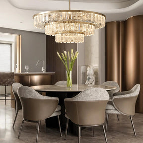 Selene Linear Crystal Chandelier