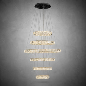 Vortice Crystal Trio Chandelier