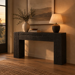 Reclaimed Teak Wood Console Table