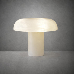 Janet Alabaster Mushroom Table Lamp, Bedside Table Lamp