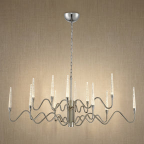 Modern Chandelier in silver