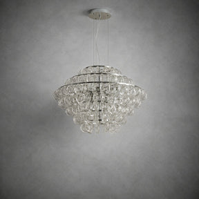 Opulence Modern Glass Chandelier 31"