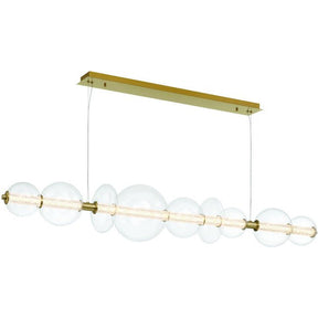 Echelon Linear Chandelier - ChromeClear56”Blushlighting