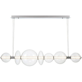 Echelon Linear Chandelier - ChromeClear56”Blushlighting