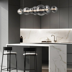 Echelon Linear Chandelier - ChromeClear56”Blushlighting