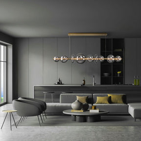 Echelon Linear Chandelier - ChromeClear56”Blushlighting