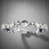 Eclipse Round Crystal Modern Chandelier