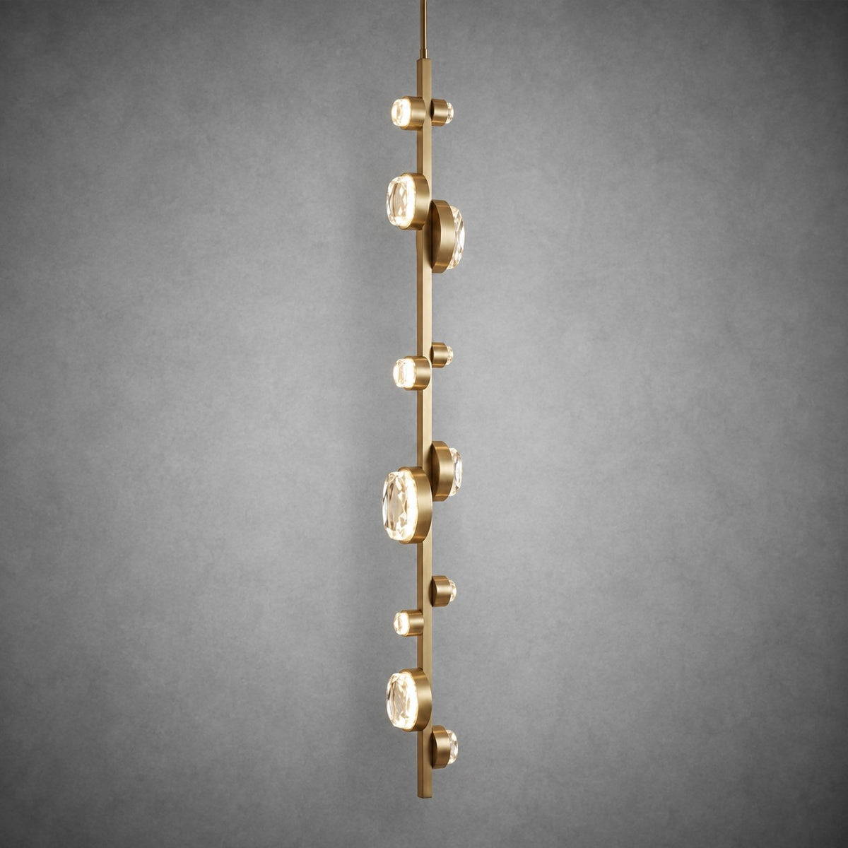 Eclipse Round Crystal Modern Chandelier