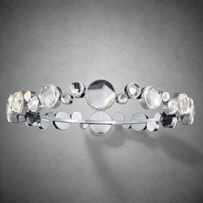 Eclipse Round Crystal Modern Chandelier