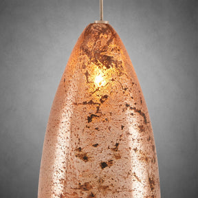 Edda Round Teardrop Mercury Glass Chandelier – 23” & 35” Options