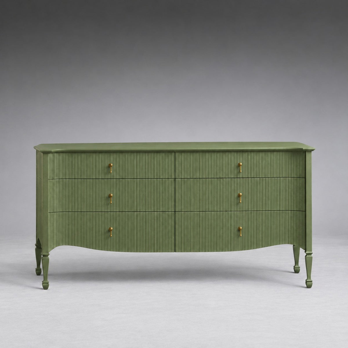 Sculpted Reeded Bedroom Storage Chest