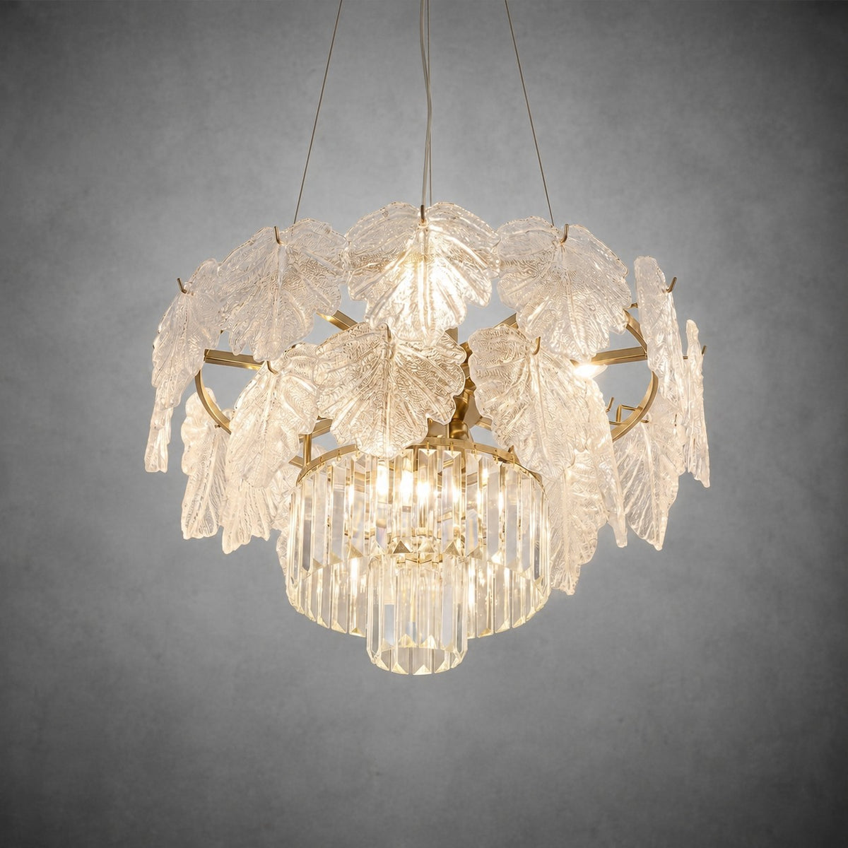 Keira Crystal Contemporary Chandelier 24" D