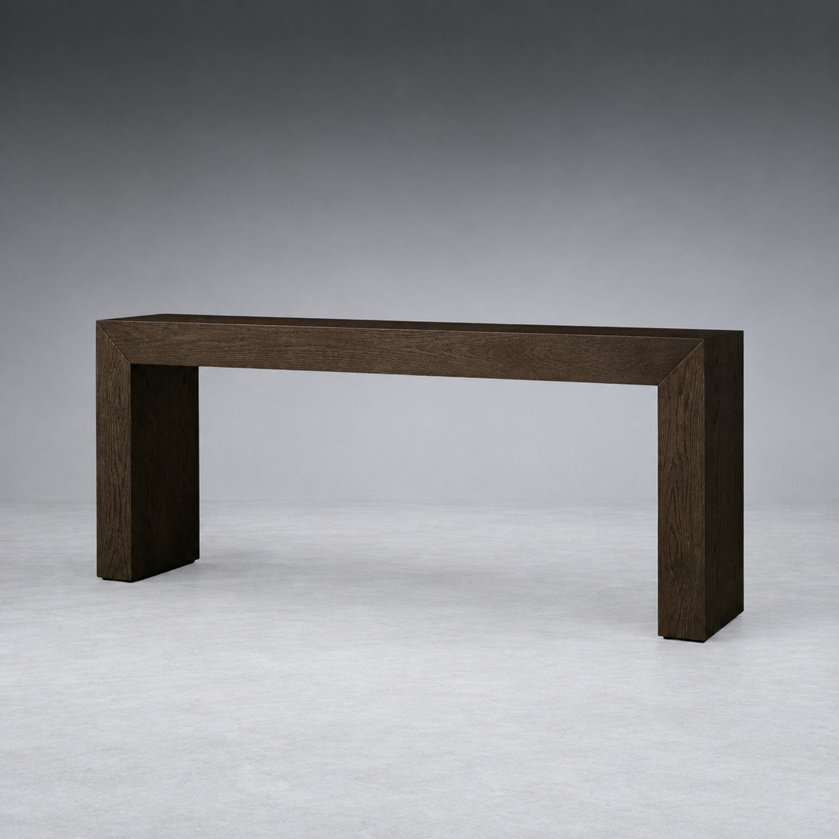 Waterfall Edge Solid Oak Hallway Table