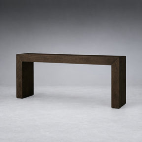 Waterfall Edge Solid Oak Hallway Table