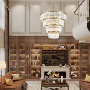 Eleanor 4-Tier Round Chandelier 40"