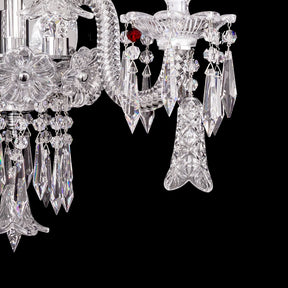 Elegance Candle Bacara Crystal Wall Sconce With Bell