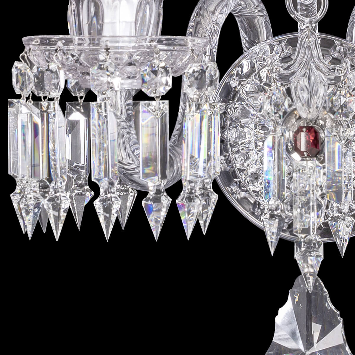 Elegance Crystal Cup Bacara Wall Sconce