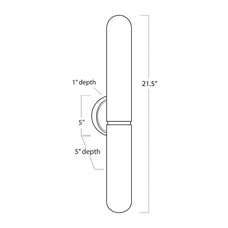 Elijah Alabaster Large Wall Sconce