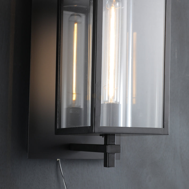 Erica Square Grand Outdoor Wall Sconce