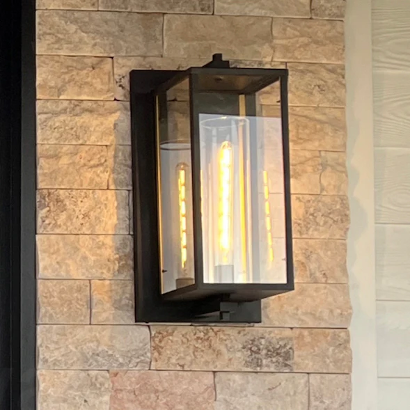 Erica Square Grand Outdoor Wall Sconce